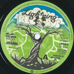 Dhaima / The Mighty Two Ina Jah Children USED VINYL 7INCH 45 RPM