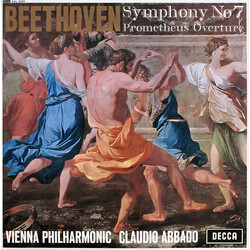 Ludwig van Beethoven / Wiener Philharmoniker / Claudio Abbado Symphony No 7 / Prometheus Overture Vinyl LP USED