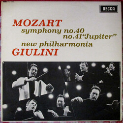 Wolfgang Amadeus Mozart / Carlo Maria Giulini / New Philharmonia Orchestra Symphony No. 40 /  No. 41 "Jupiter" Vinyl LP USED