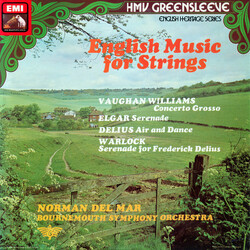 Bournemouth Symphony Orchestra / Norman Del Mar English Music For Strings Vinyl LP USED
