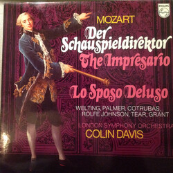 Wolfgang Amadeus Mozart / The London Symphony Orchestra / Sir Colin Davis Der Schauspieldirektor/The Impresario - Lo Sposo Deluso Vinyl LP USED