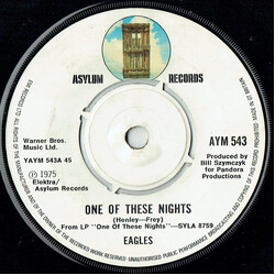 Eagles One Of These Nights USED VINYL 7INCH 45 RPM SINGLE