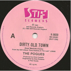 The Pogues Dirty Old Town USED VINYL 7INCH 45 RPM SINGLE
