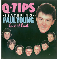 The Q Tips / Paul Young Live At Last Vinyl LP USED