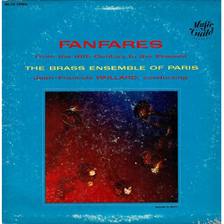 Ensemble Des Cuivres De Paris / Jean-François Paillard Fanfares From The 16th Century To The Present Vinyl LP USED
