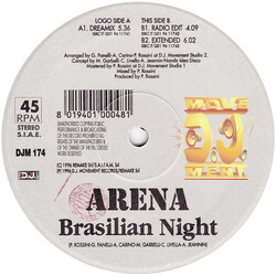 Arena (6) Brasilian Night USED VINYL 12INCH 45 RPM