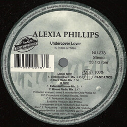 Alexia Phillips Undercover Lover USED VINYL 12INCH MAXI-SINGLE 33 S RPM