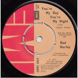 Red Hurley You 're My Day You're My Night USED VINYL 7INCH 45 RPM SINGLE