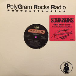 Scorpions Rhythm Of Love USED VINYL 12INCH 33 S RPM PROMO