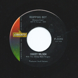 Obrey Wilson / The Johnny Mann Singers Whipping Boy / That's Where Lonesome Lives USED VINYL 7INCH 45 RPM SINGLE