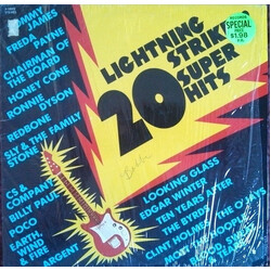 Various Lightning Strikes 20 Super Hits Vinyl LP USED