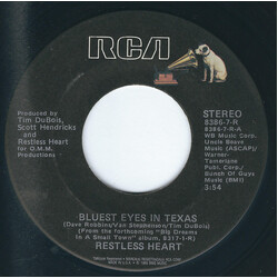 Restless Heart Bluest Eyes In Texas / Eldorado USED VINYL 7INCH 45 RPM SINGLE