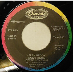 Helen Reddy I Don't Know How To Love Him USED VINYL 7INCH 45 RPM SINGLE REISSUE