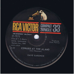 Brother Dave Gardner Coward At The Alamo Vinyl 7" USED