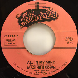 Maxine Brown All In My Mind / Harry Let's Marry USED VINYL 7INCH 45 RPM SINGLE REISSUE