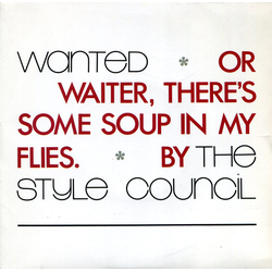 The Style Council Wanted (Or Waiter, There's Some Soup In My Flies) Vinyl 7" USED