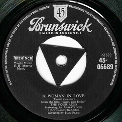 The Four Aces / Al Alberts A Woman In Love USED VINYL 7INCH 45 RPM