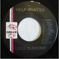 Legs Diamond (2) Help Wanted USED VINYL 7INCH SINGLE