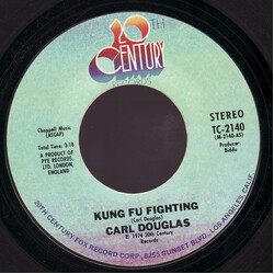 Carl Douglas Kung Fu Fighting / Gamblin' Man USED VINYL 7INCH 45 RPM SINGLE STYRENE STEREO