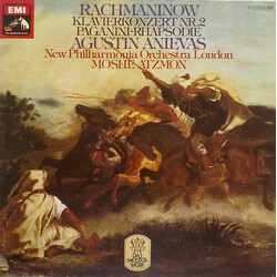 Sergei Vasilyevich Rachmaninoff / Agustin Anievas / New Philharmonia Orchestra / Moshe Atzmon Klavierkonzert Nr.2 / Paganini-Rhapsodie Vinyl LP USED