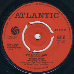Sharon Tandy Our Day Will Come USED VINYL 7INCH 45 RPM SINGLE