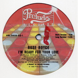 Rose Royce I'm Ready For Your Love USED VINYL 12INCH 33 S RPM