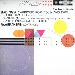 Henk Badings / Dick Raaijmakers Electronic Music Vinyl LP USED