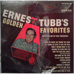 Ernest Tubb And His Texas Troubadours Ernest Tubb's Golden Favorites Vinyl LP USED