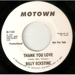 Billy Eckstine Thank You Love USED VINYL 7INCH 45 RPM SINGLE PROMO