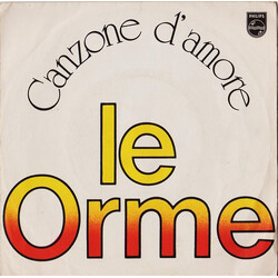 Le Orme Canzone D'Amore USED VINYL 7INCH 45 RPM STEREO