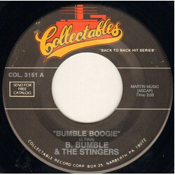 B. Bumble & The Stingers / Anita Bryant Bumble Boogie / Paper Roses USED VINYL 7INCH 45 RPM