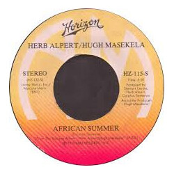 Herb Alpert / Hugh Masekela African Summer USED VINYL 7INCH 45 RPM