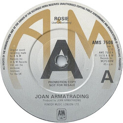 Joan Armatrading Rosie USED VINYL 7INCH 45 RPM SINGLE PROMO