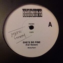 Thunder (3) She's So Fine USED VINYL 12INCH SINGLE PROMO