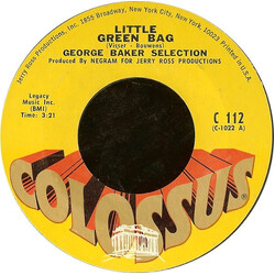 George Baker Selection Little Green Bag VINYL 7" USED
