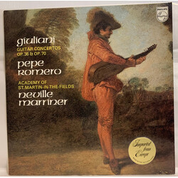 Mauro Giuliani (2) / Pepe Romero / The Academy Of St. Martin-in-the-Fields / Sir Neville Marriner Guitar Concertos Op. 36 & Op. 70 Vinyl LP USED