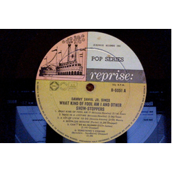 Sammy Davis Jr. Sammy Davis Jr. Sings What Kind Of Fool Am I And Other Show-Stoppers Vinyl LP USED