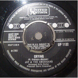Jay & The Americans Crying USED VINYL 7INCH 45 RPM SINGLE
