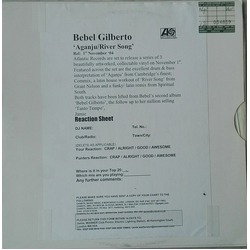 Bebel Gilberto River Song (Grant Nelson Remixes) Vinyl 12" USED
