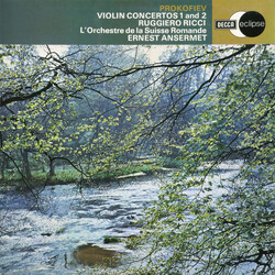 Sergei Prokofiev / Ruggiero Ricci / L'Orchestre De La Suisse Romande / Ernest Ansermet Violin Concertos 1 And 2 Vinyl LP USED