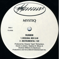 Mystiq Runnin USED VINYL 12INCH PROMO