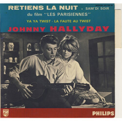 Johnny Hallyday Retiens La Nuit USED VINYL 7INCH 45 RPM EP REISSUE MONO
