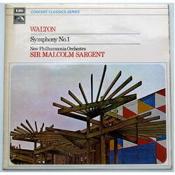 Sir William Walton / New Philharmonia Orchestra / Sir Malcolm Sargent Symphony No.1 Vinyl LP USED