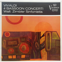 Antonio Vivaldi / Sherman Walt / The Zimbler Sinfonietta 4 Bassoon Concertos Vinyl LP USED