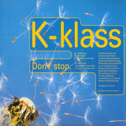 K-Klass Don't Stop USED VINYL 12INCH 33 S RPM