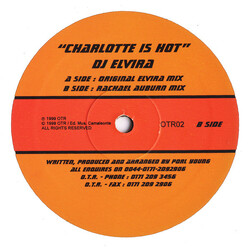 DJ Elvira Charlotte Is Hot Vinyl 12" USED