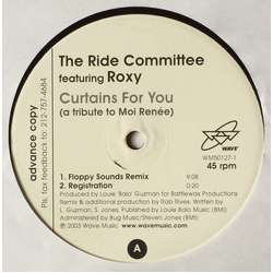 The Ride Committee / Roxy Curtains For You (A Tribute To Moi Renée) Vinyl 12" USED