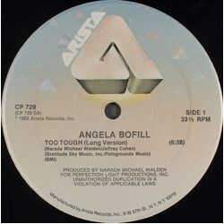Angela Bofill Too Tough USED VINYL 12INCH 33 S RPM