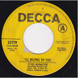 Clyde McPhatter I'll Belong To You / Book Of Memories USED VINYL 7INCH 45 RPM SINGLE PROMO