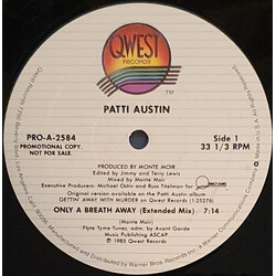 Patti Austin Only A Breath Away USED VINYL 12INCH 33 S RPM MAXI-SINGLE PROMO